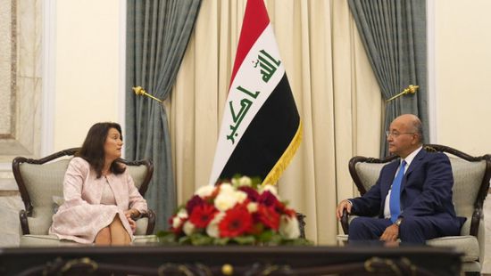 الرئيس العراقي يبحث مع وزيرة الخارجية السويدية العلاقات الثنائية بين البلدين