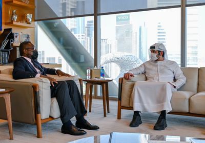 مكتوم بن راشد يلتقي رئيس الأعمال الدولية ببنك أوف أمريكا