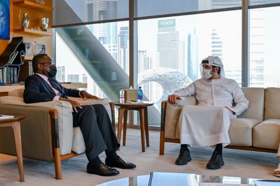 مكتوم بن راشد يلتقي رئيس الأعمال الدولية ببنك أوف أمريكا