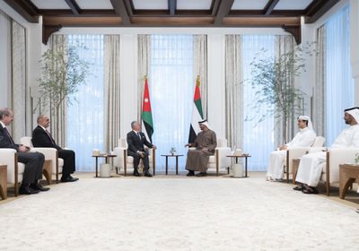 بن زايد: نحرص على التنسيق والتشاور مع الأردن