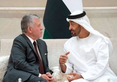 ولي عهد أبو ظبي يبحث مع العاهل الأردني العلاقات الثنائية بين البلدين