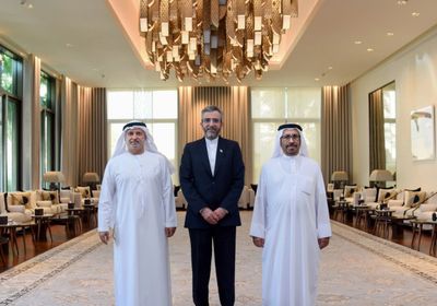 قرقاش يجري محادثات مع نائب وزير الخارجية الإيراني