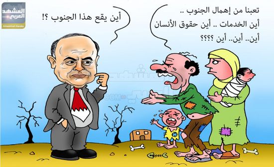 هادي رهينة إرادة الإخوان (كاريكاتير)