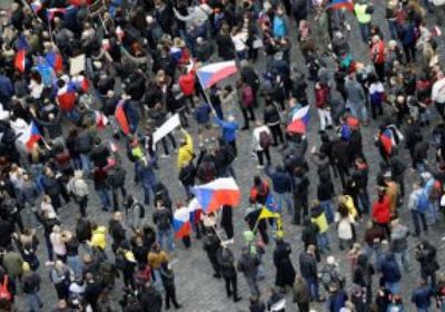 تظاهرات حاشدة في التشيك ضد إجراءات كورونا