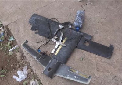 محملة بقذائف.. إسقاط مسيرة حوثية في حيس (فيديو)