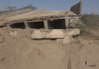 المشتركة تبدأ صيانة جسور فجرها الحوثيين في حيس