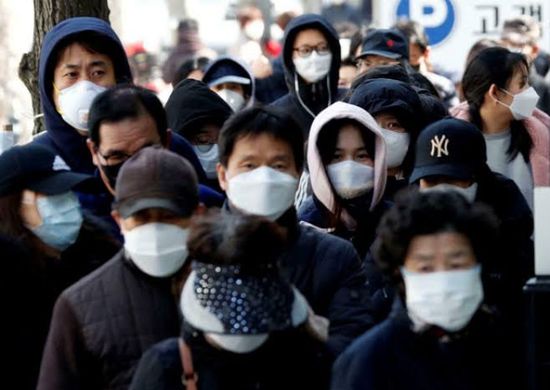  44 وفاة و3032 إصابة جديدة بفيروس كورونا في كوريا الجنوبية