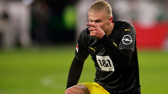 مدرب دورتموند: هالاند ليس جاهزا للمشاركة مباراة كاملة
