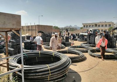 دعم مزارعي ردفان بمنظومة ري