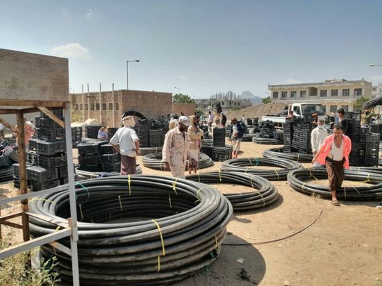 دعم مزارعي ردفان بمنظومة ري