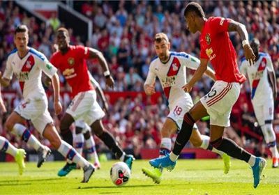 شاهد أهداف مباراة مانشستر يونايتد وكريستال بالاس اليوم في الدوري الإنجليزي