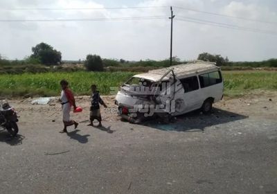 أسماء ضحايا حادث التصادم المروري في أبين