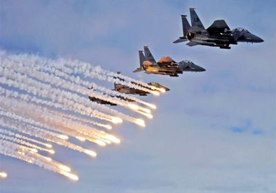 التحالف يقصف أهدافًا عسكرية مشروعة في صنعاء