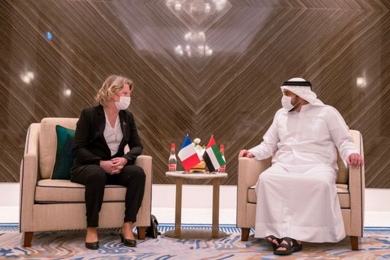 رئيس اللجنة الأولمبية بالإمارات يبحث مع نظيرته الفرنسية التعاون الثنائي