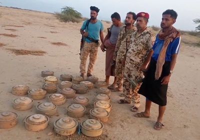 اكتشاف حقل ألغام حوثي في الجراحي