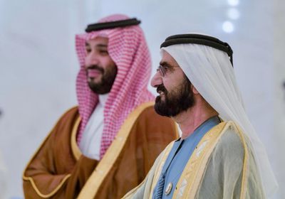  بن راشد يلتقي بن سلمان في إكسبو دبي