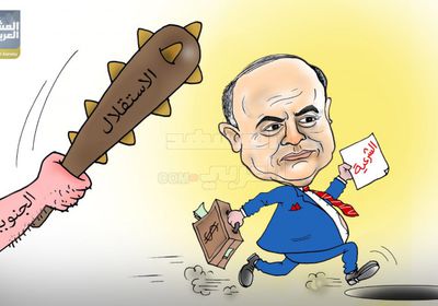 خطايا شرعية هادي في الجنوب (كاريكاتير)