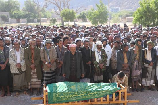 الصعيد تشيع الشهيد أبوبكر العولقي بدعوات للقصاص