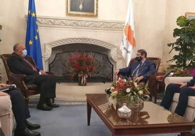 وزير الخارجية المصري يزور قبرص