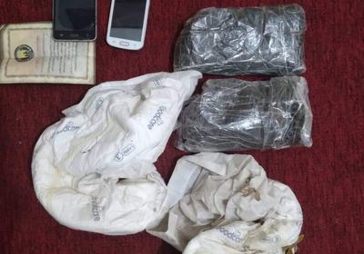 ضبط كمية من الحشيش مهربة إلى عدن