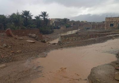 سقوط أمطار غزيرة على أرخبيل سقطرى