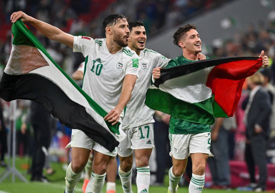  الجزائر تتوج بلقب كأس العرب بعد الفوز على تونس بهدفين