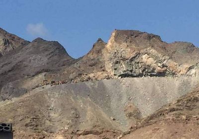 انهيار صخري في البريقة