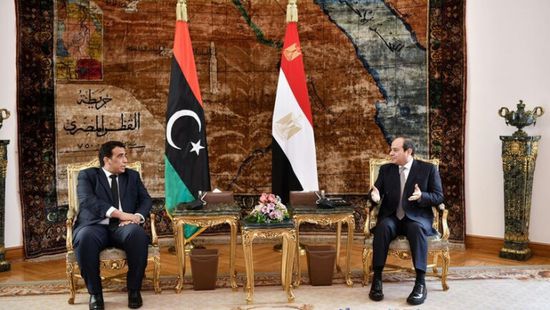 السيسي يستقبل "المنفي" ويؤكد دعم مصر لمصلحة ليبيا