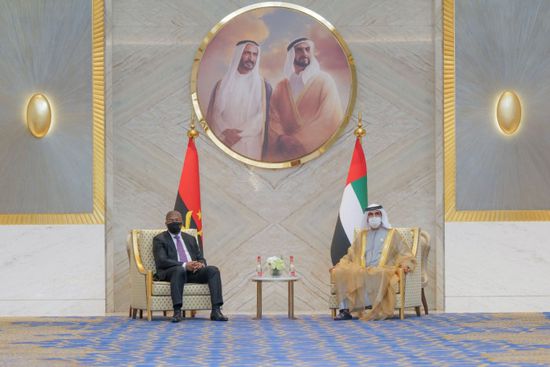 محمد بن راشد ورئيس أنغولا يشهدان توقيع مذكرات تفاهم بين البلدين