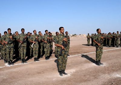 دفعة جديدة تنضم لقوات الحزام الأمني في لحج