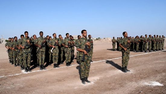 دفعة جديدة تنضم لقوات الحزام الأمني في لحج