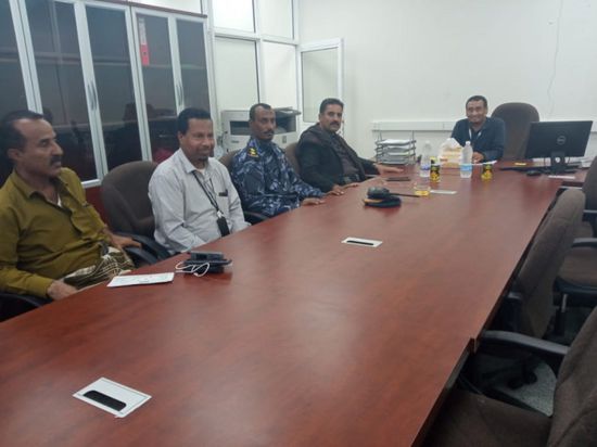 "انتقالي شبوة" يطلع على خدمات مطار المكلا