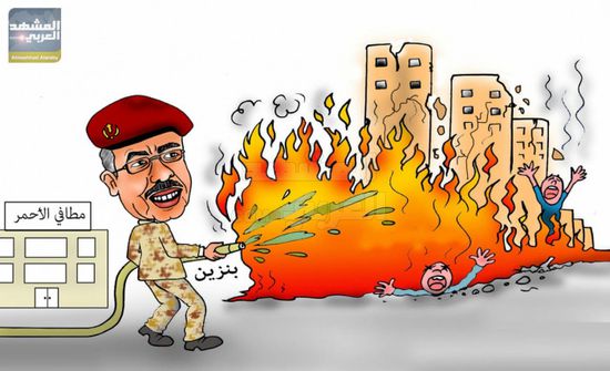 الأحمر خبير تصدير أزمات للجنوب (كاريكاتير)