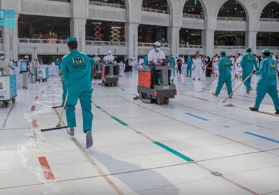 السعودية: تعقيم المسجد الحرام ومرافقه يوميًا بواقع عشر مرات