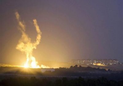 الطائرات الإسرائيلية تقصف موقعًا عسكريًا تابعًا لحماس