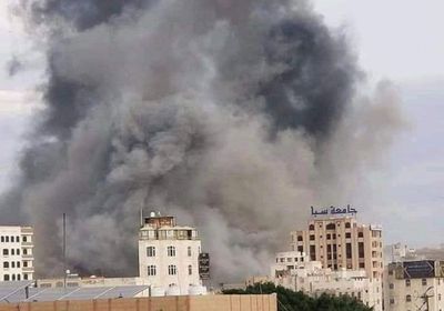 قصف مكثف على مواقع مليشيا الحوثي في صنعاء