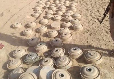 العمالقة تطهر حيد بن عقيل من ألغام الحوثيين