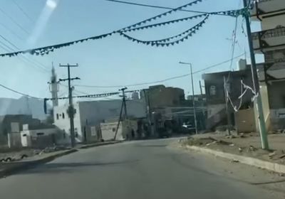 شاهد.. لحظة دخول ألوية العمالقة مدينة بيحان العليا