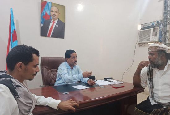 "انتقالي أبين" يتابع ملف التعديات على القريات والمشقافة