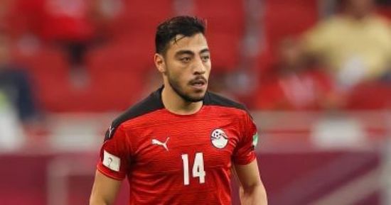 إصابة اللاعب المصري أكرم توفيق وخروجه من مباراة منتخب نيجيريا 