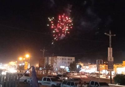 مسيرة وألعاب نارية.. احتفالات في سيئون بتحرير شبوة (صور)