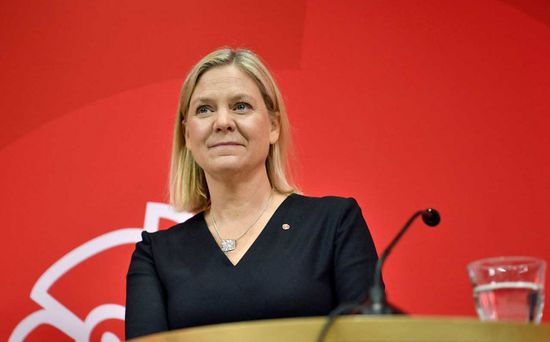 تتبع التوصيات.. إصابة رئيسة وزراء السويد بكورونا