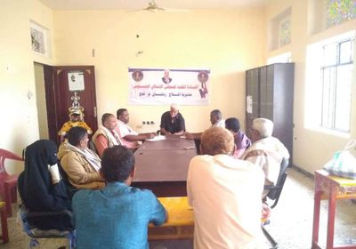 انتقالي الملاح يكلف وفدا بتفقد مكتب الصحة