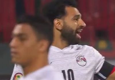 محمد صلاح يحرز الهدف الأول لمصر في مرمى غينيا بيساو
