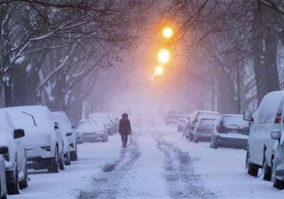 عاصفة ثلجية تضرب مدينة ستافروبول الروسية