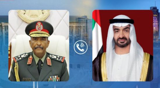 البرهان يعرب لبن زايد عن إدانة السودان الاعتداءات الحوثية