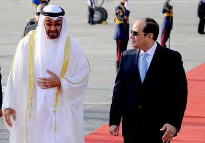 برسالة تضامن.. السيسي في أبوظبي: "ندعم تدابير الإمارات بوجه الحوثي"