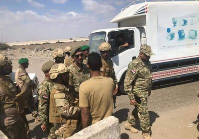 قيادة قوات العاصفة تتفقد الوحدات المنتشرة في عدن