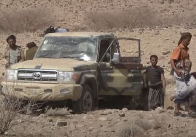 دبابات وأطقم حوثية غنائم لـ "العمالقة" في حريب (فيديو)