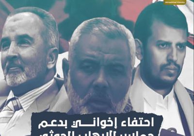 احتفاء إخواني بدعم حماس للإرهاب الحوثي (فيديوجراف)